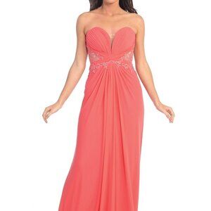 Sweetheart Neck Strapless Evening Dress GSGL2016
